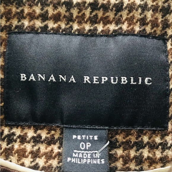 Banana Republic Wool Blend Houndstooth Jacket - Picture 8 of 11